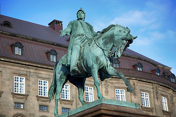 Image showing Christiansborg Palace in Copenhagen, Denmark