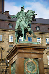 Image showing Christiansborg Palace in Copenhagen, Denmark