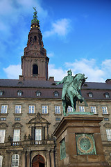 Image showing Christiansborg Palace in Copenhagen, Denmark