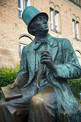 Image showing Monument of Hans Christian Andersen in Copenhagen, Denmark