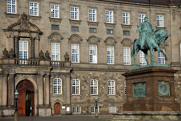 Image showing Christiansborg Palace in Copenhagen, Denmark