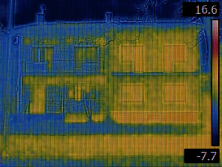 Image showing Semi Detached Houses Infrared