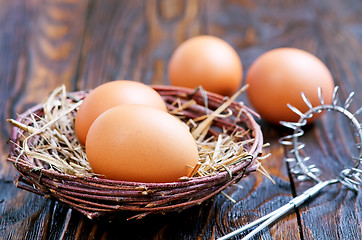 Image showing chicken eggs