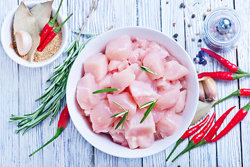 Image showing raw chicken pieces