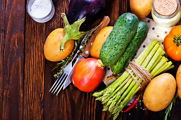 Image showing fresh vegetables