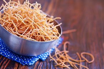 Image showing brown pasta