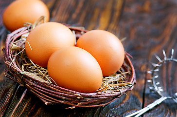 Image showing chicken eggs