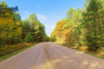 Image showing road in the autumn season