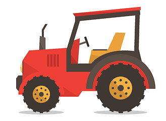 Image showing Tractor vector illustration.