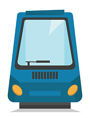 Image showing Modern high speed train vector illustration.