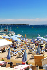 Image showing Beach in Cannes, France