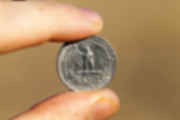 Image showing coin in hand