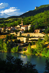 Image showing Town of Sisteron in Provence, France