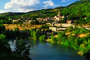 Image showing Town of Sisteron in Provence, France