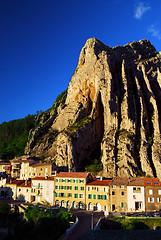 Image showing Town of Sisteron in Provence France