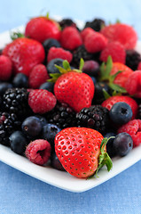 Image showing Assorted fresh berries