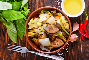 Image showing fried vegetables