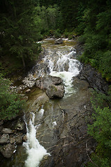 Image showing Fallbach Water Fall, Carinthia, Austria