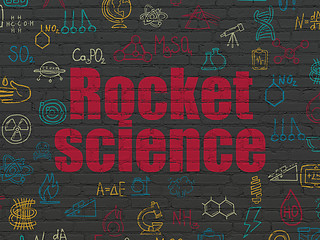 Image showing Science concept: Rocket Science on wall background