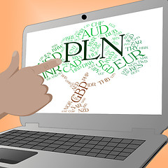 Image showing Pln Currency Shows Foreign Exchange And Coinage