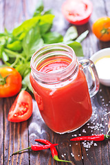 Image showing tomato juice