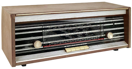 Image showing Wooden Radio Apparatus Cutout