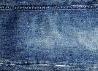 Image showing Jeans Fabric  Background