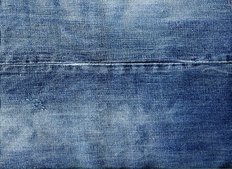 Image showing Jeans Fabric  Background