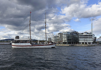 Image showing Oslo harbour, Norway