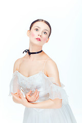 Image showing Romantic Beauty. Retro Style ballerinas