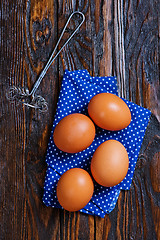 Image showing chicken eggs