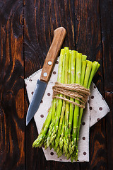 Image showing raw asparagus