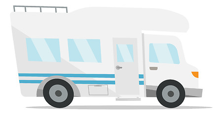 Image showing Modern camper van vector illustration.