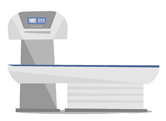 Image showing Magnetic resonance imaging vector illustration.