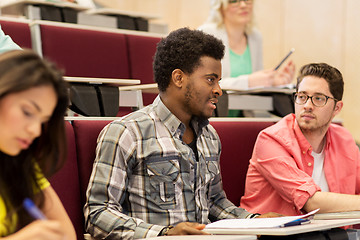 Image showing group of international students on lecture 