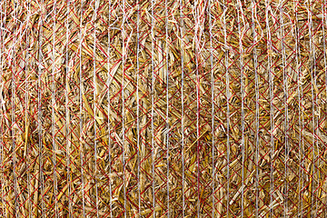 Image showing background stack of straw