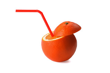 Image showing orange drink