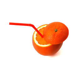 Image showing orange drink