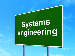 Image showing Science concept: Systems Engineering on road sign background