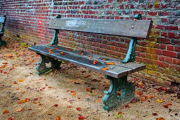 Image showing Bench in the park