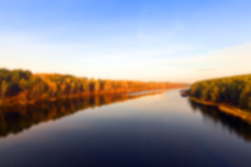 Image showing river in autumn season