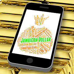 Image showing Jamaican Dollar Represents Currency Exchange And Coinage