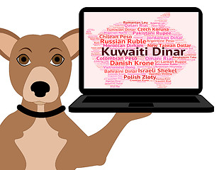 Image showing Kuwaiti Dinar Represents Foreign Exchange And Currencies