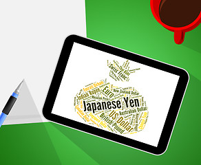 Image showing Japanese Yen Shows Foreign Currency And Banknote