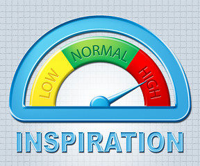 Image showing High Inspiration Means Stimulate Display And Galvanize