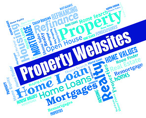 Image showing Property Websites Indicates Real Estate And Habitation