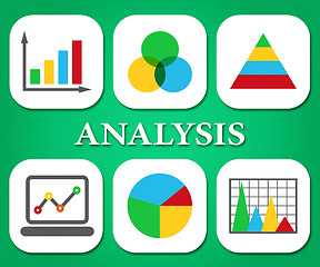 Image showing Analysis Charts Indicates Data Analytics And Analysts