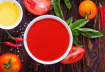 Image showing tomato soup