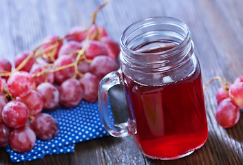 Image showing grape juice