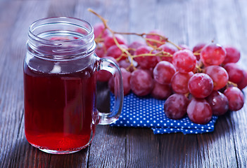 Image showing grape juice